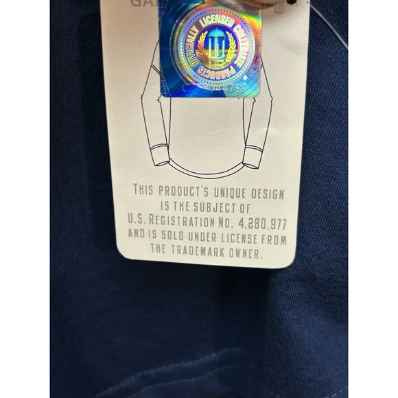 Virginia Cavaliers Shirt Womens Small Blue Spellout V neck ACC Graphic Blue NEW - Picture 4 of 8